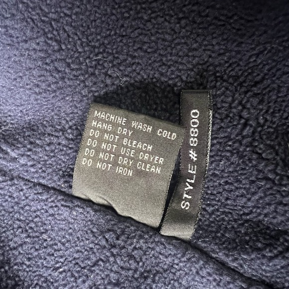 Men's VTG Tri Mountain Fleece Lined Windbreaker Bomber Jacket sz XL Storm Logo - Picture 10 of 10